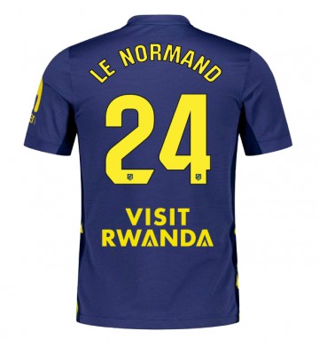 Atletico Madrid Robin Le Normand #24 Replika Udebanetrøje 2025-26 Kortærmet